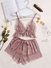 Bianca Two Piece Satin Set