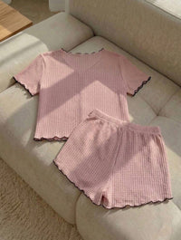 Arcana Knitting Two Piece Pajamas