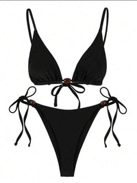 Eclipse Noir Bikini Set - Black