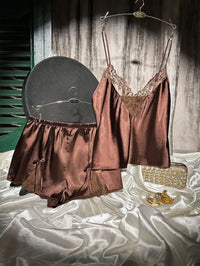 Libia Satin Two Piece Lounge Set