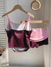 The Velvet Dots Chic Two Piece Set