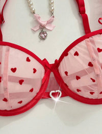 Jily Heartbeat Mesh Lingerie