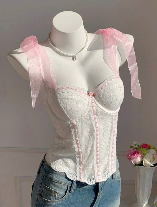 Coquette Dream Lace Bustier