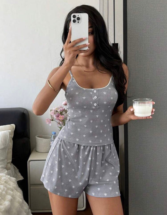 King Soft Gray Two Piece Set