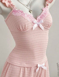 Billie Knit Rose Dream Pajamass