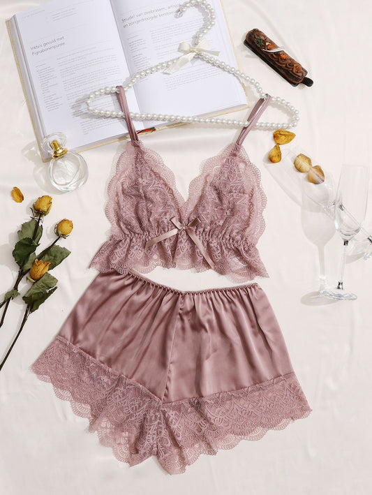 Bianca Two Piece Satin Set