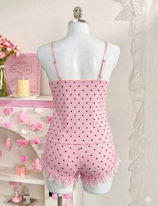 Dayana Baby Doll Polka Set