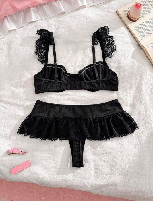 Harley Lace Two Piece Lingerie