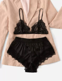 Krisya Suspender Two Piece Sleepwear