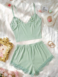 Moonblush Lace Knit Lounge Set