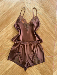 Libia Satin Two Piece Lounge Set