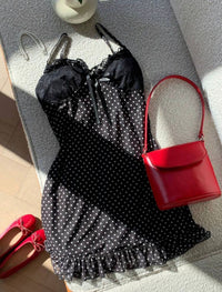 Zeenda Dots Night SleepDress