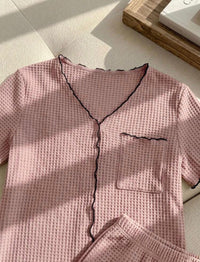 Arcana Knitting Two Piece Pajamas