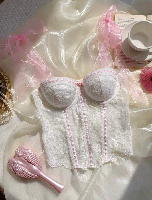 Coquette Dream Lace Bustier