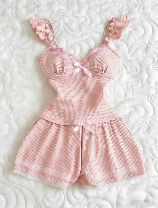 Billie Knit Rose Dream Pajamass