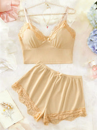 Moonblush Lace Knit Lounge Set