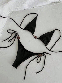 Eclipse Noir Bikini Set - Black