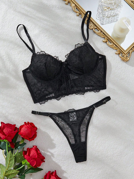 Wikney Push Up Bustier Lace