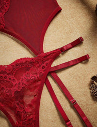 Irland Velvet Empress Bustier Set