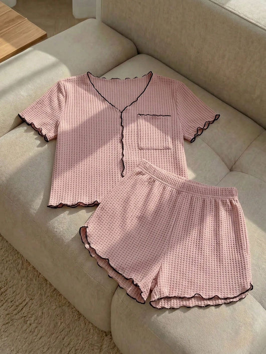 Arcana Knitting Two Piece Pajamas