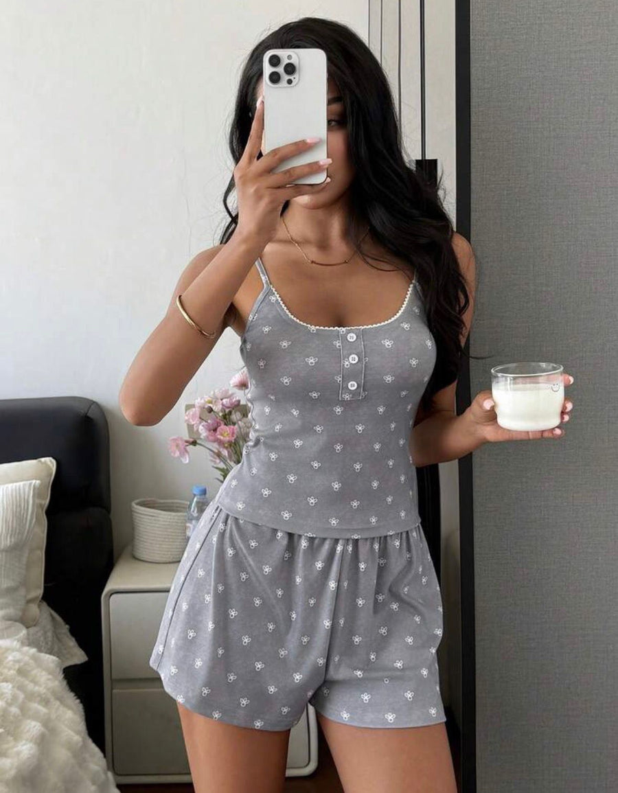 King Soft Gray Two Piece Set