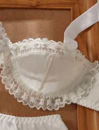 Dalla Knit 3 Piece Lace Lingerie