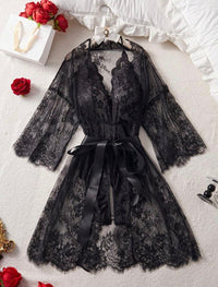 Tiyana Lace Bodysuit + Robe