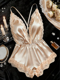 Ester Satin Mesh Sleepwear