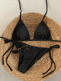 Golden Tide Bikini Set