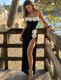 Roses One Piece Swimsuit + Skirt